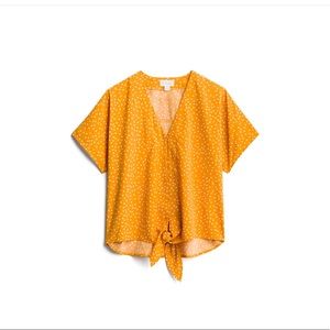 Aluna Tie Front Blouse